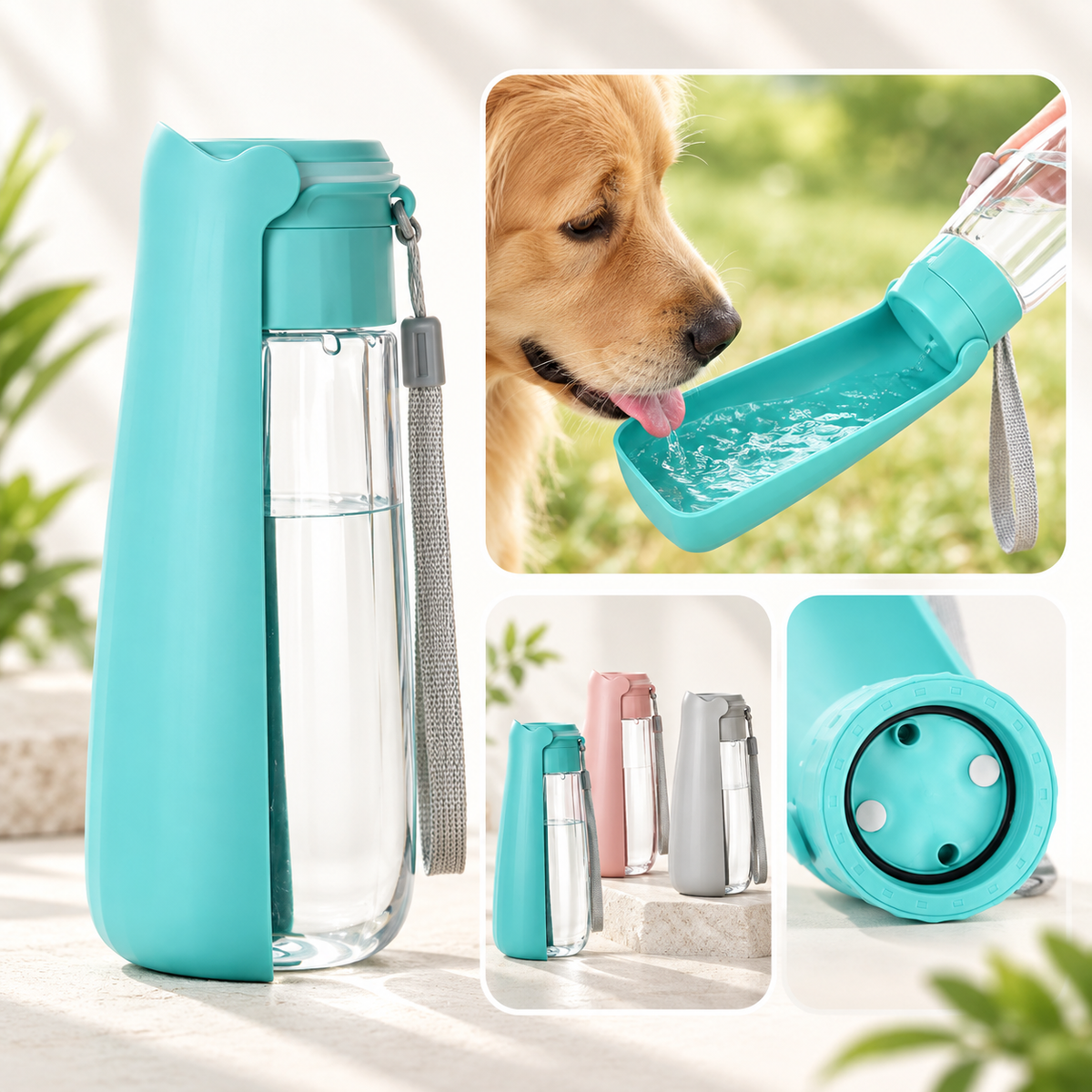 550ml - Portable Dog Water Bottle – Leak-Proof Hydration On the Go