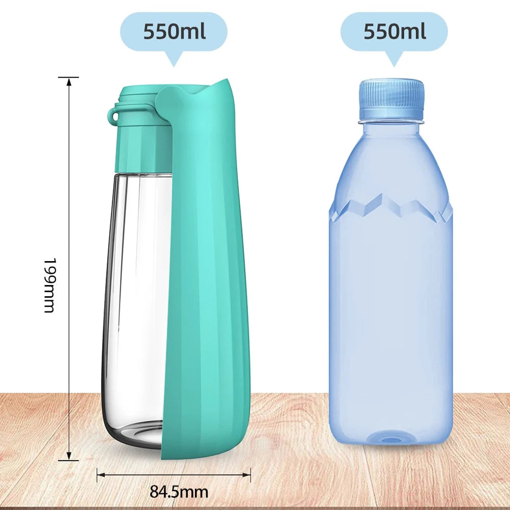 550ml - Portable Dog Water Bottle – Leak-Proof Hydration On the Go